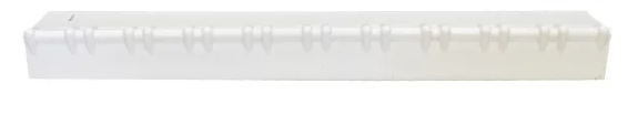 Roh ochranný plastový bílý dlouhý, 175x1200mm