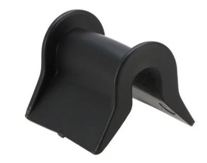 Roh ochranný plastový černý 60x40mm