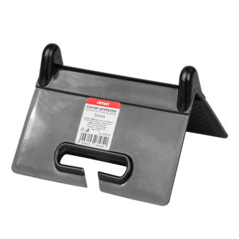 Roh ochranný plastový černý s uchem 160x200mm, max. 55mm pás