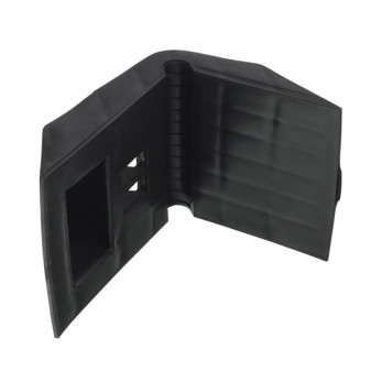 Roh ochranný plastový černý, 132x170mm, max. 65mm pás