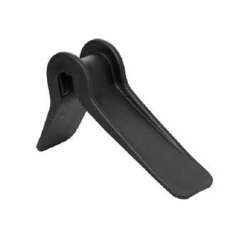 Roh ochranný plastový černý, 55x95mm, max. 25mm pás