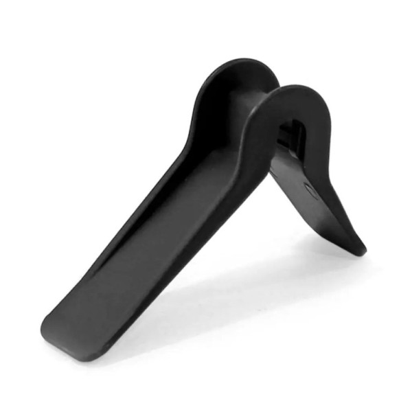 Roh ochranný plastový černý, 55x95mm, max. 35mm pás