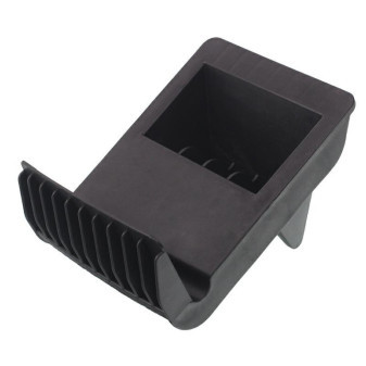 Roh ochranný plastový černý, 80x190mm, max. 55mm pás