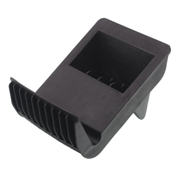 Roh ochranný plastový černý, 80x190mm, max. 55mm pás