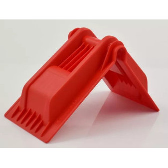 Roh ochranný plastový červený 230x160mm