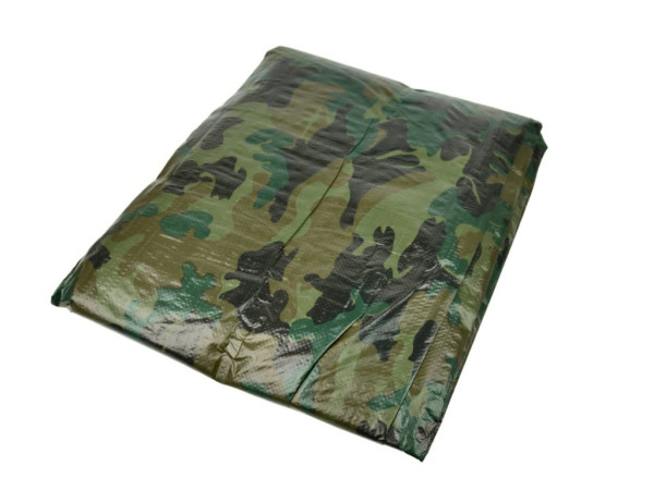 Plachta Tarpaulin khaki maskáčová 100g/m2, 5,49x8m