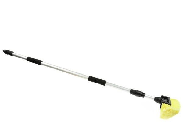 Kartáč mycí teleskopický 130-220cm, pěnový úchop