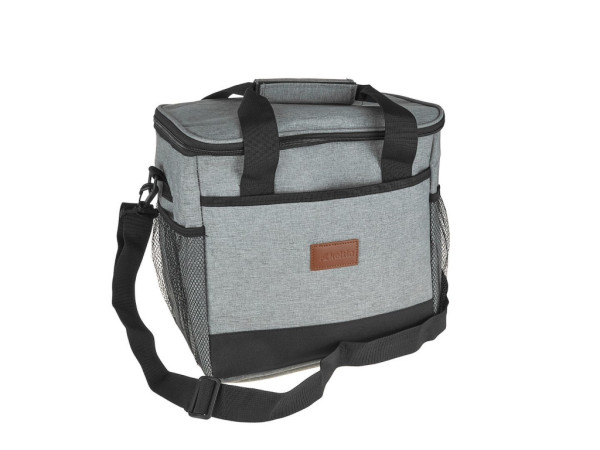 Taška chladící se svačinovými boxy šedá, 18L