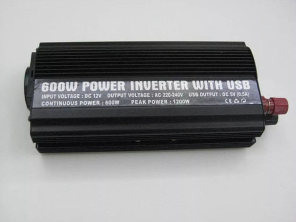 Měnič napětí 600W 12/220V