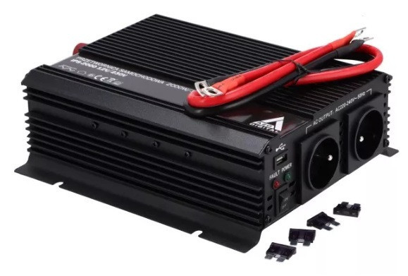 Měnič napětí 2000W 12/230V