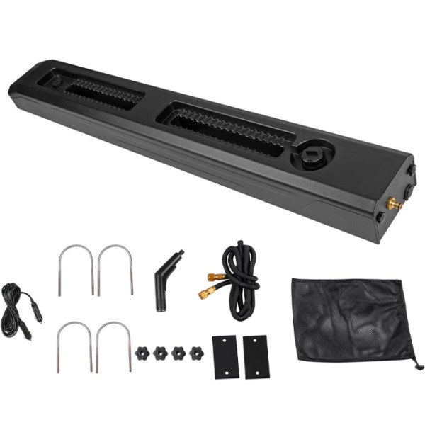 Nádrž na vodu 30l na střešní nosič auta se sprchou s čerpadlem