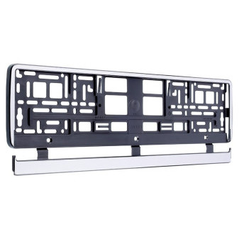 Podložka pod SPZ stříbrná