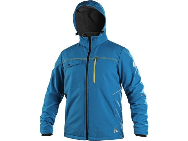 Bunda CXS STRETCH, pánská, softshell, tmavě modrá, vel. M