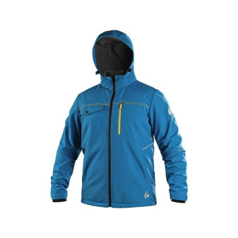 Bunda CXS STRETCH, pánská, softshell, tmavě modrá, vel. XL