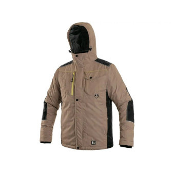 Bunda CXS Baltimore, pánská, béžovo-černá. vel. 4XL