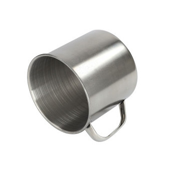 Nerezový hrnek 600 ml – odolný, univerzální použití, pro kempování i cestování