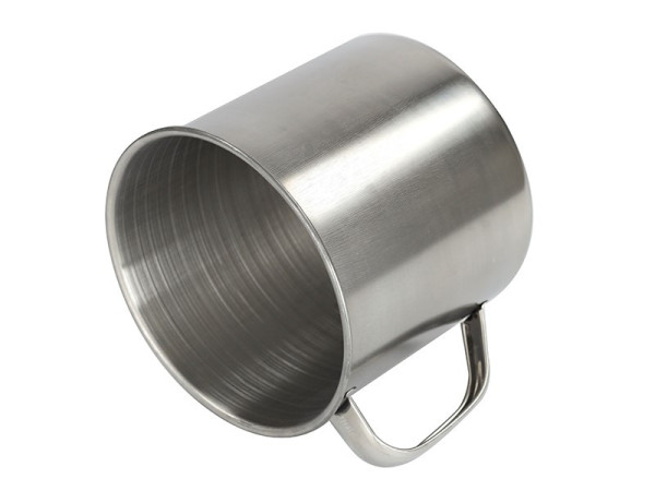 Nerezový hrnek 600 ml – odolný, univerzální použití, pro kempování i cestování