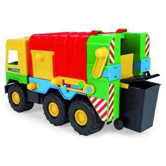 Hračka auto middle truck popelář s nakladačem, 41cm