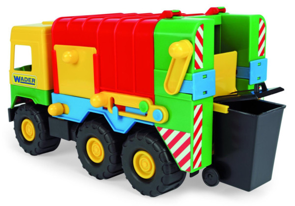 Hračka auto middle truck popelář s nakladačem, 41cm
