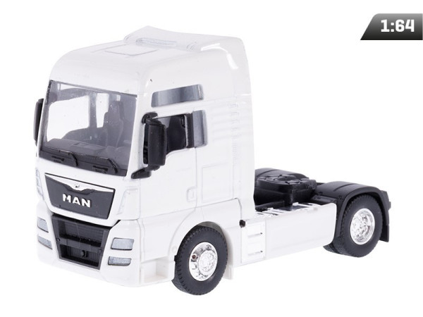 Hračka model 1:64 Man TGX XXL, tahač, bílý
