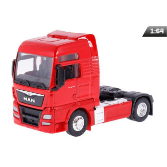 Hračka model 1:64 Man TGX XXL, tahač, červený