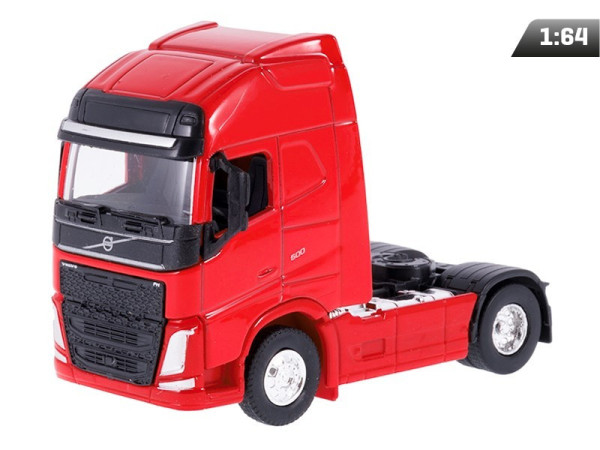 Hračka model 1:64, Volvo FH, tahač, červený