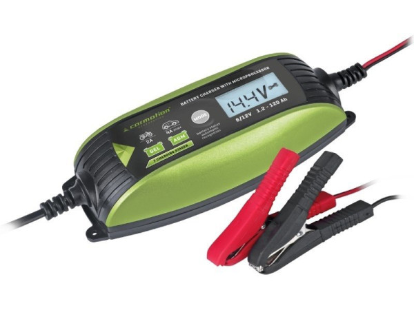 Autonabíječka Inteligentní digitální  pro 6V/12V 2A/4A baterie, 1,2–120 Ah