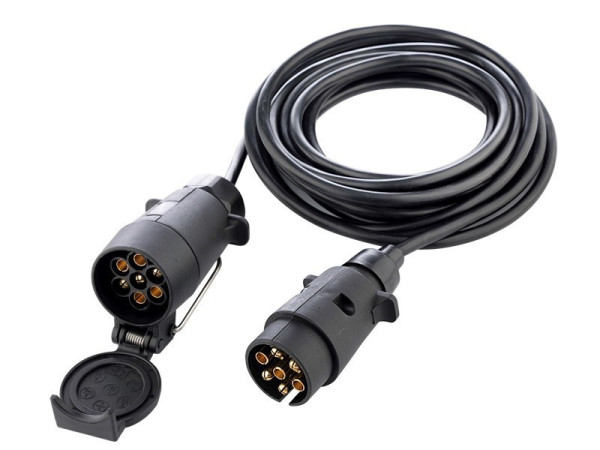 Kabel pro přívěs se 7pinovou zástrčkou a zásuvkou, délka 5 m