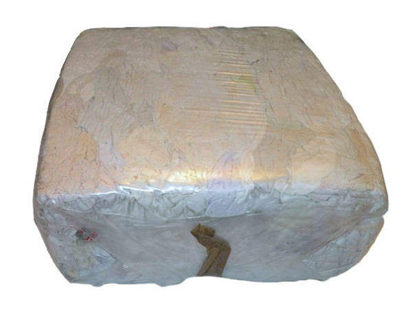 Hadry čisticí - balík 10kg bílá bavlna
