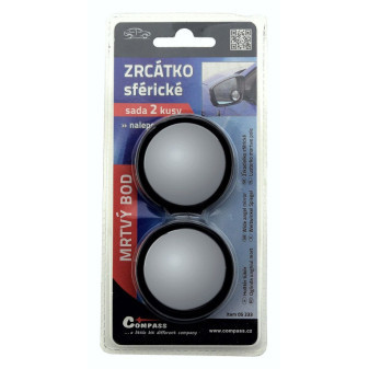 Zrcátko sférické kulaté 2ks