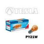 Žárovka 12V PY21W BAU15s TESLA oranžová