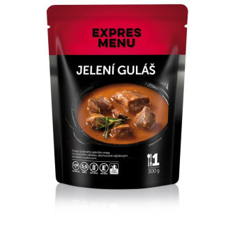 Expres Menu Jelení guláš - 1 porce - 300g