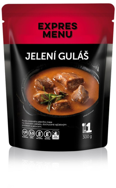 Expres Menu Jelení guláš - 1 porce - 300g