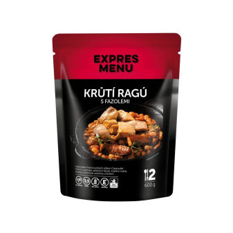 Expres Menu Krůtí ragú s fazolemi - 2 porce - 600g