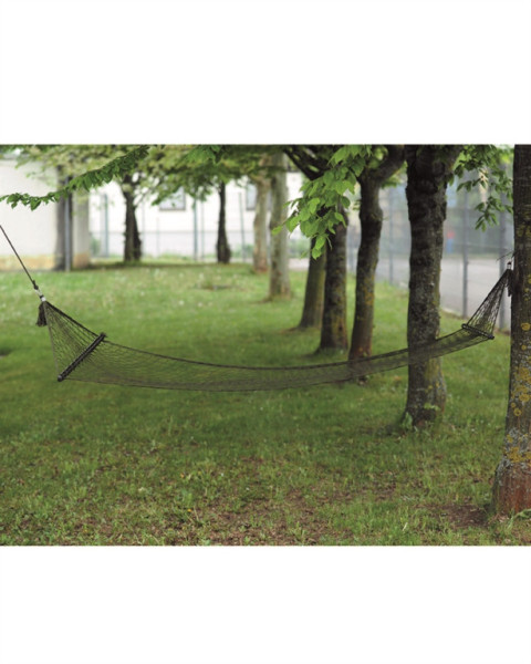 Síť houpací MATTE se vzpěrami OLIV 180x80cm