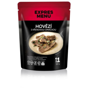 Expres Menu Hovězí s křenovou omáčkou - 1 porce - 300g