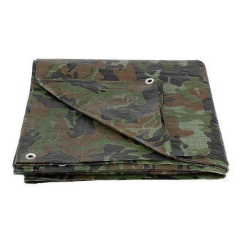 Plachta Tarpaulin khaki maskáčová 80g/m2, 2x4m