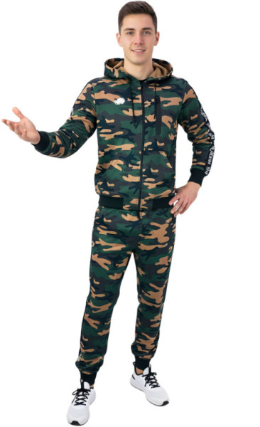 Tepláková souprava SMILODON maskáčová polyester, L