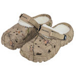 Nazouváky gumové s kožíškem SMILODON, béžová lesní kamufláž, 44