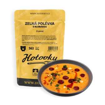Hotovky Zelná polévka s klobásou - 2 porce - 680 g