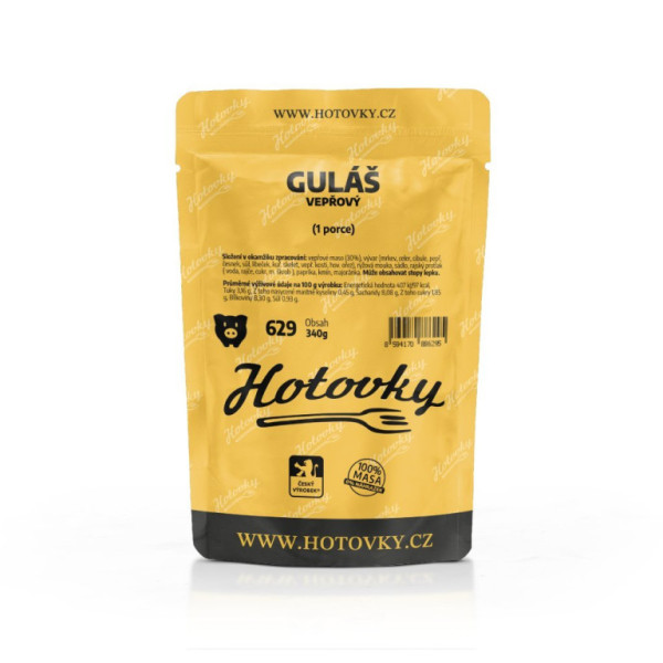 Hotovky Vepřový guláš - 1 porce - 340 g