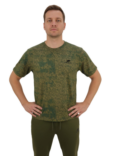 Tričko maskáčové jehličí, 100% bavlna, Smilodon, XL