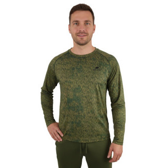 Tričko maskáčové jehličí, dlouhý rukáv, 100% bavlna, Smilodon, S