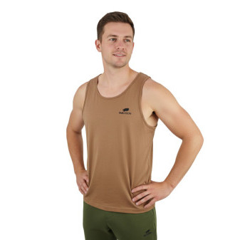 Tílko hnědé, 100% bavlna, Smilodon, M