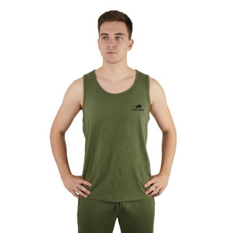 Tílko olivové, 100% bavlna, Smilodon, L