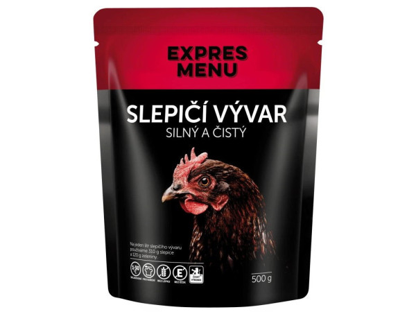 Expres Menu Slepičí vývar - silný a čistý - 2 porce - 500g