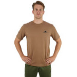 Tričko hnědé, 100% bavlna, Smilodon, XXXL