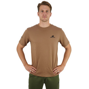 Tričko hnědé, 100% bavlna, Smilodon, XXXL