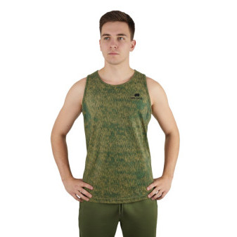 Tílko maskáčové jehličí, 100% bavlna, Smilodon, XXXL