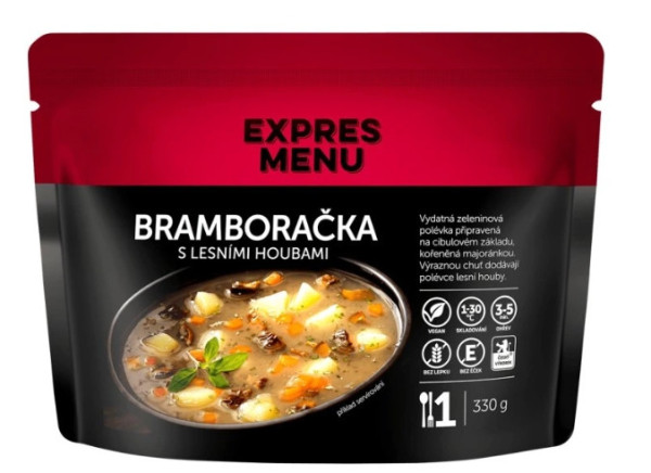 Expres Menu Bramboračka s lesními houbami - 1 porce 330g